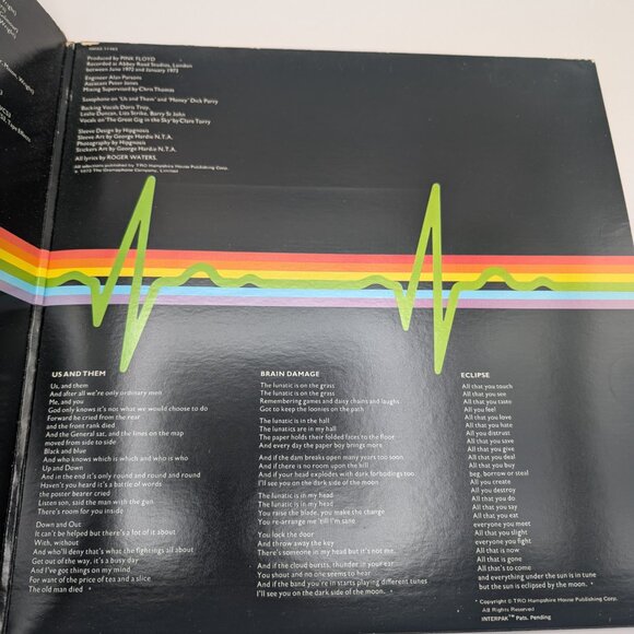 PINK FLOYD Dark Side Of The Moon 1973 Vinyl Harvest SMAS-11163 - Picture 4 of 14